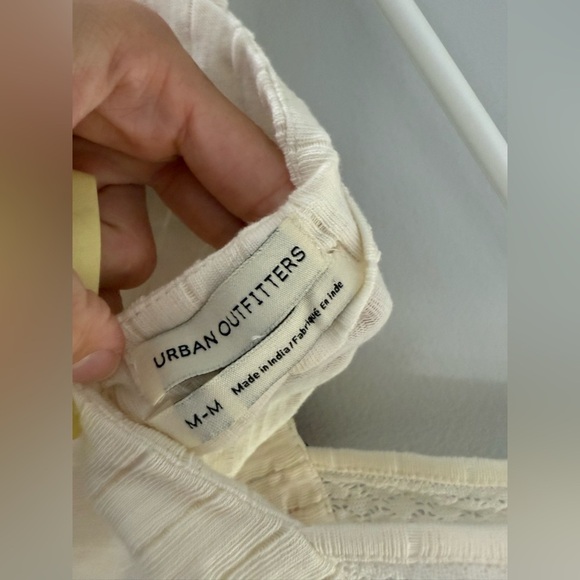 Urban Outfitters Tank Top Loose Boho Hippie Multi Color Pattern Cream Size M - Picture 7 of 7